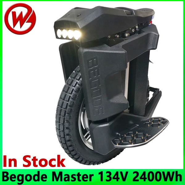 Begode Master V4 50S 50E 3500W 134V 2400Wh 20inch Electric Unicycle New Metal Battery Case Wheel Self Balance Car