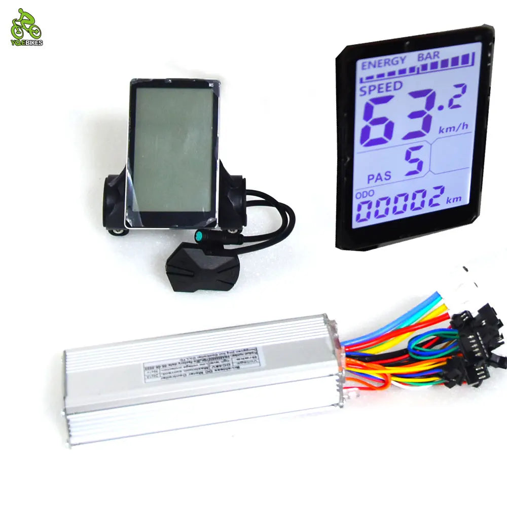 Super Light ebike Controller LCD Display Electric Bike 73 S1 S2 RX Waterproof  Scooter Controller for 350W 500W 750W 1000W 1500W