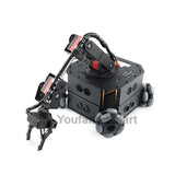 4WD Robot Car Chassis With Omni Wheel Support Obstacle Avoidance RC Car for Arduino Robot DIY Kit Ps2 Programmmable Robot Kit