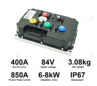 Free-shipping SIAECOSYS/FarDriver ND84850/ND96850 BLDC 450A 6000-8000W Electric Motorcycle Controller