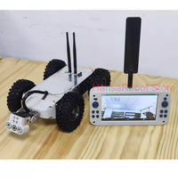 Wireless Reconnaissance Pipeline Detection Robot Car Chassis HD Image Transmission 200m Remote Control Mecanum Wheel Car