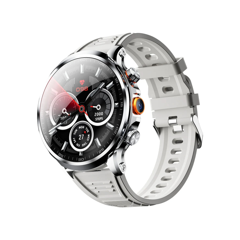 4G NET NEW H18 Global Android Smartwatch Men Dual HD Camera Full Touch Screen HeartRate IP67 Waterproof Smart Watch 64G SIM Call