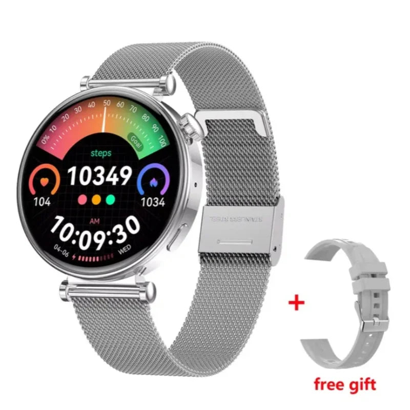 Smartwatch HK41 Ladies 1.32-inch Amoled screen Bluetooth Call AI Voice Exercise Fitness Tracker Health Monitoring Stylish Ladies