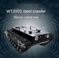 30kg Load RC Tank Chassis Metal Track 12VDC Motor Shock Absorption for STM32 Controller with FS Handle Programmable Robotic Car