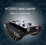 30kg Load RC Tank Chassis Metal Track 12VDC Motor Shock Absorption for STM32 Controller with FS Handle Programmable Robotic Car