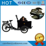 Three Wheels Aluminium Alloy Triporteur electric cargo trike and mobile food cart shipping by sea