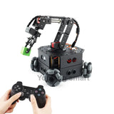 4WD Robot Car with Robotic Arm Omni Wheel Obstacle Avoidance RC Car for Arduino Robot DIY Kit Ps2 Handle Programmable Robot Car