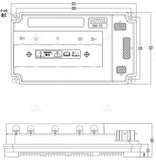 SiAECOSYS/VOTOL Programmable EM70SP Motor Controller For Electric Scooter E-Motorcycle