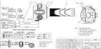 QSMOTOR 180 8000W 72V 90H Encoder Mid drive Motor Conversion Kit With Fardriver ND721200 Controller