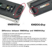 EM200-2sp CAN Controller with large Heat Sink with Adjustable DKD LCD-M LIN CAN-BUS communication optional LCD Speedometer