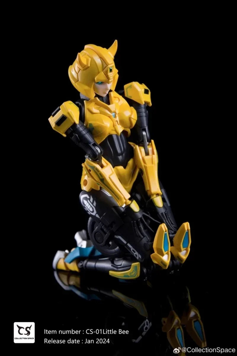 In stock Transformation Toy Hermosa Space Transformation Robot Action CS-01 CS01, 17.5 cm Action Figure Toy Collection Gift