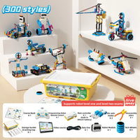 Dr. Luck Remote Control Toys Children's Programming Electric Building Block Robot Mechanical Power Kit Toy Boys and Gils Toy Set