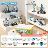 Dr. Luck Remote Control Toys Children's Programming Electric Building Block Robot Mechanical Power Kit Toy Boys and Gils Toy Set