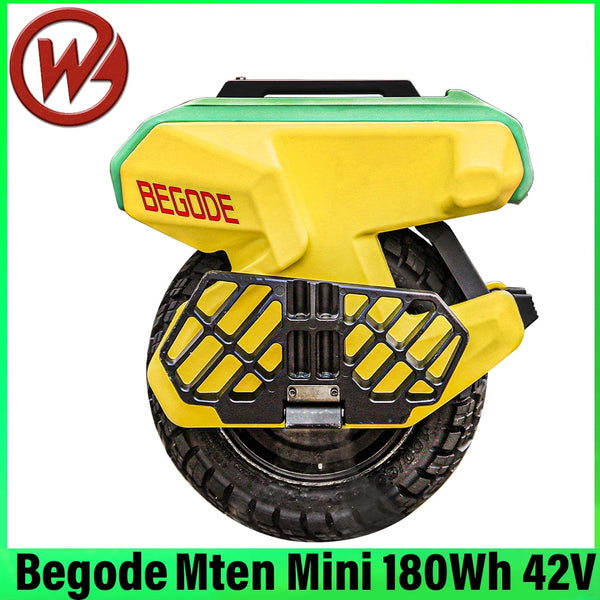 BEGODE Mten MINI Electric Unicycle 11inch Motor 500W 42V 1.5A 98Wh 21700 30T Mten MINI 42V 180Wh 21700 50S Tire 100/65-6.5inch