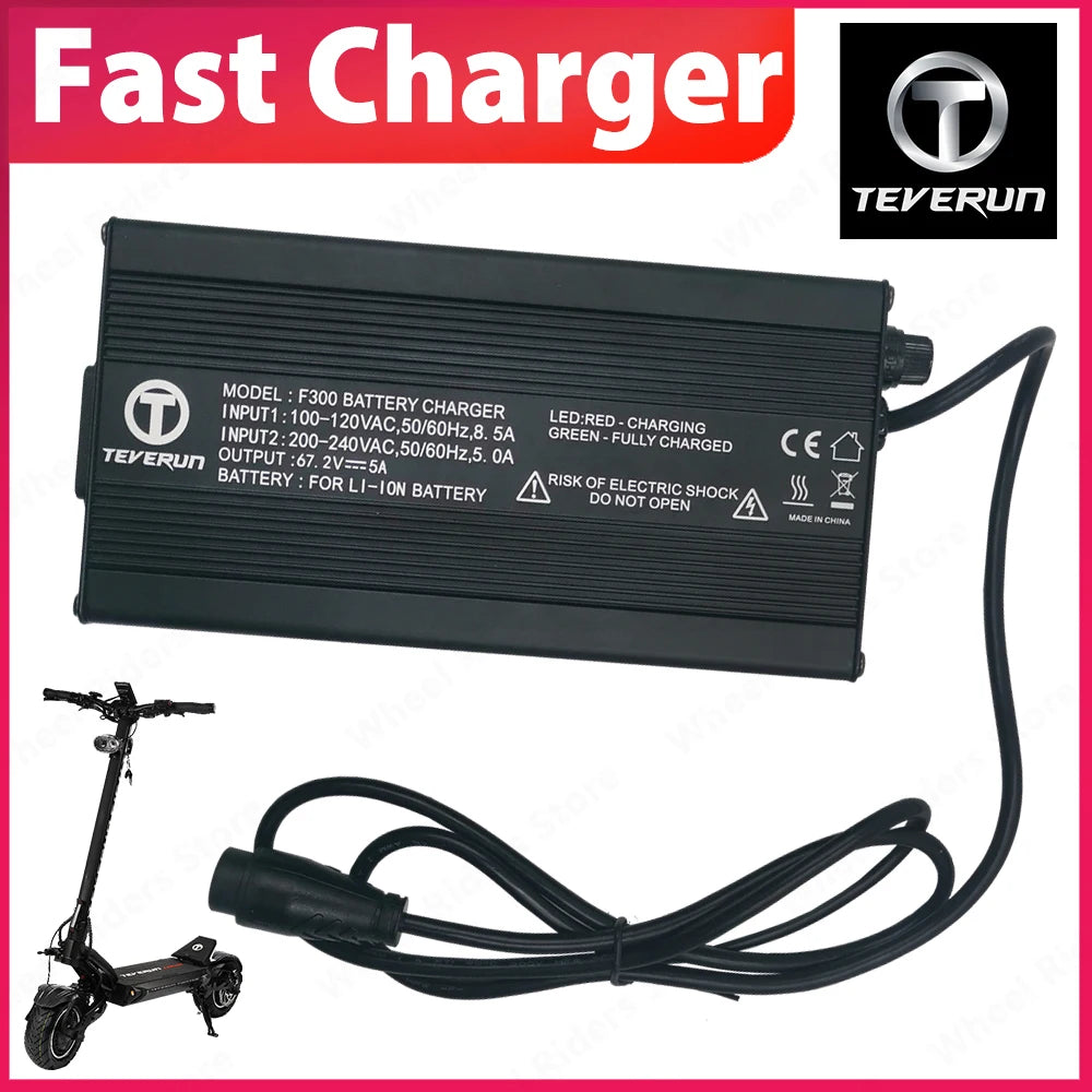 Original 67.2V 5A Fast Charger 3-Pin Suit For Blade GT Blade 10S Fighter 11+ Blade 10D 60V 5A Quick Charge E-Scooter Parts