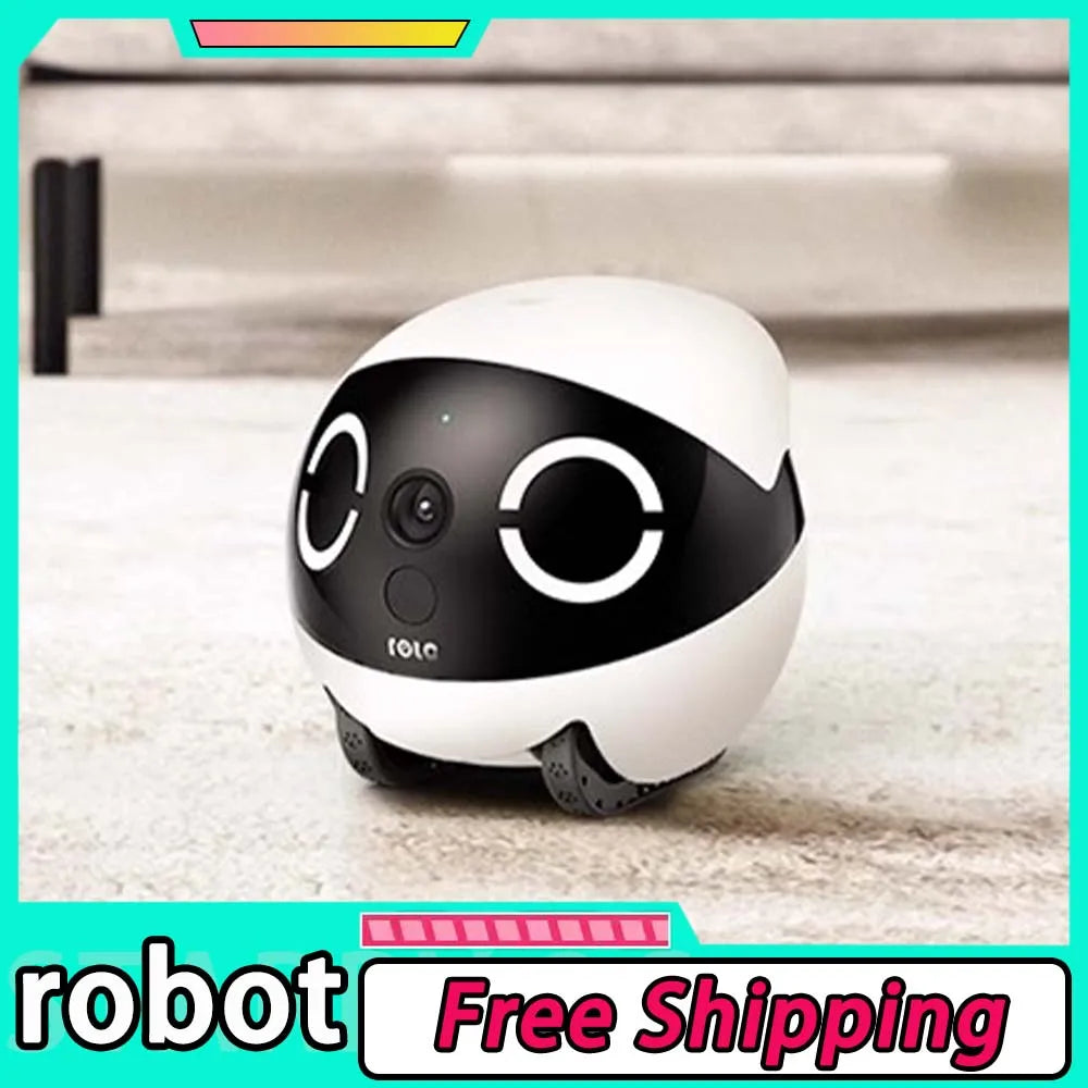 Rolamini Intelligent Robot Kids Pet Companionship Mobile Camera Remote Control 5000mah Long Battery Life Potable For Kids Pet