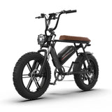 US Warehouse Electric Motorcycle 20*4.0 Inch Fat 750W Electric Bicycle 40KM/H Mountain Ebike for Adults AOSTIRMOTOR