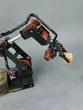 Robotic Arm Kit 6 DOF Programming Robot Arm DIY Kit for Arduino for Raspberry Pi Robot UNO/ESP32 Open Source Code and Tutorial