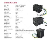 QSMOTOR 180 8000W 72V 90H Encoder Mid drive Motor Conversion Kit With Fardriver ND72850 Controller