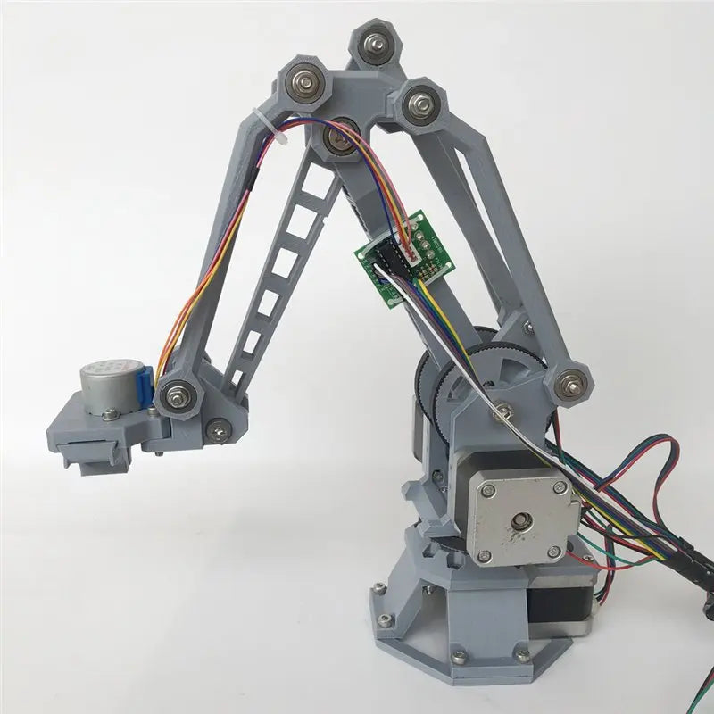 3D Printing High Precision 4-axis Stepping Robot Arm For Arduino UNO Robot DIY Kit Compatible CNC Driver Stepper Claw Clamp Kit