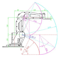 500g Payload Industrial Robotic Arm Suction Cup Robot Manipulator Gripper Claw Stm32 Open Source Controller