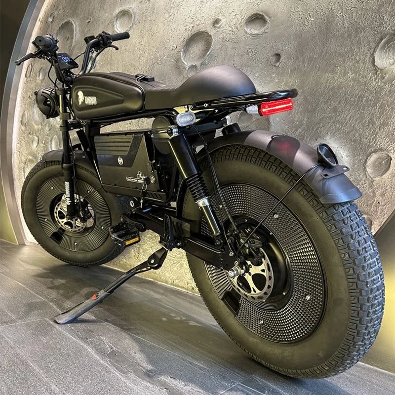 Himoto New models Anti slip wide tire 1500w electric bicycle 48v 60a snowmobile Off road outdoor commuting vehicle E bike