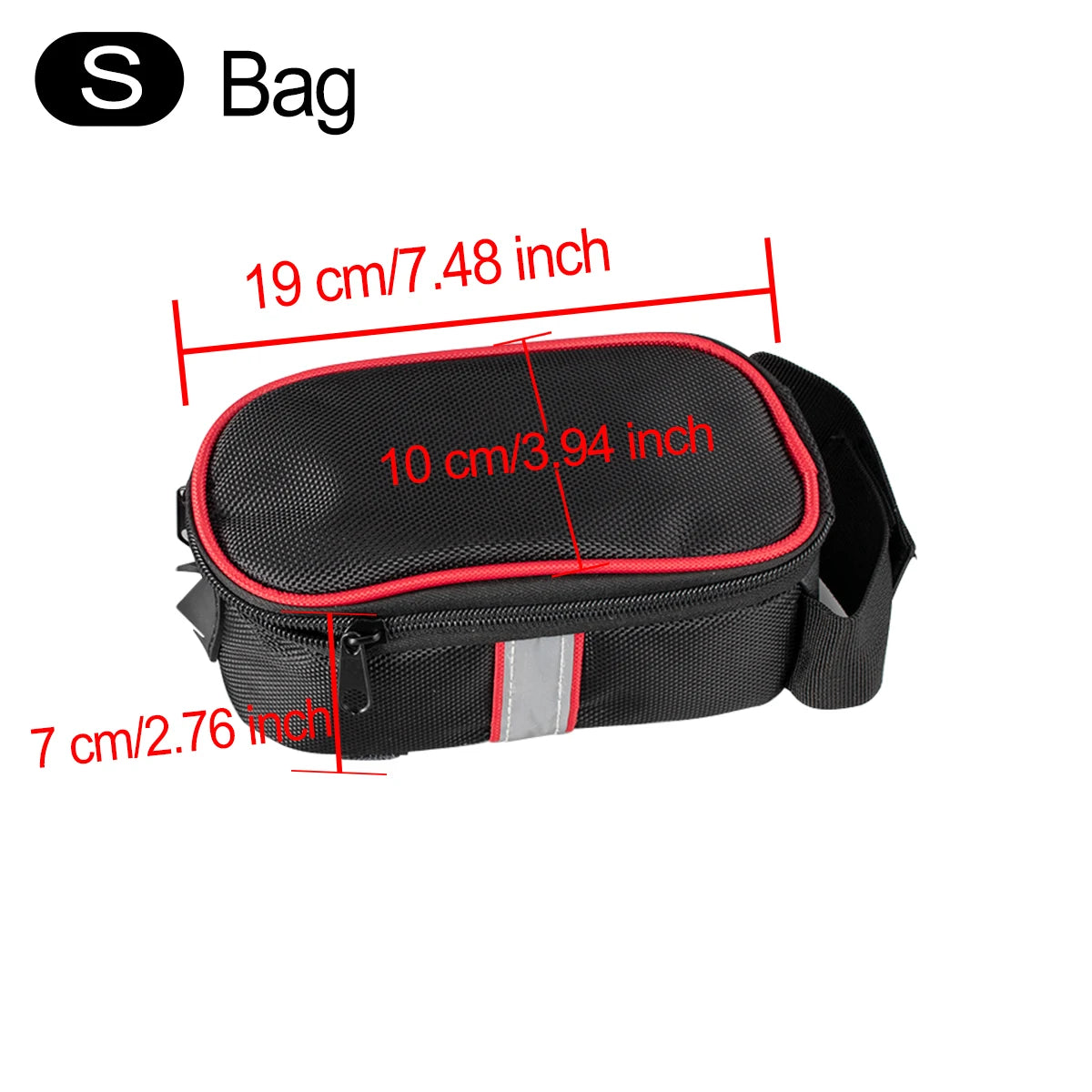 Waterproof Electric Bicycle Controller Bag - Heavy-Duty Frame Mount Storage Case for E-Bike Conversion Kits (Size S & L)