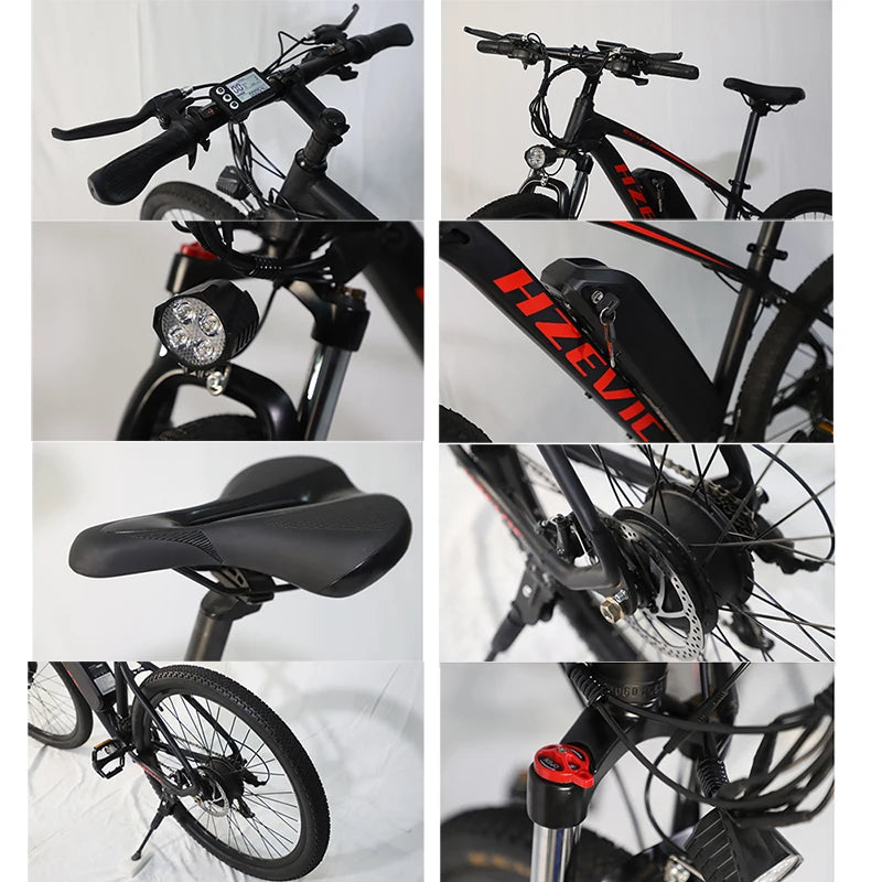 Zeegr 26 inch E Bike Electric Mountain Bike Full Suspension 36v 250w 8ah Oem Odm Shimano electric bikes for adults