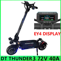 DUALTRON THUNDER 3 Electric Scooter 72V 40AH Skateboard Dual Motor 11inch NUTT Minimotors Latest Upgrade EY4 Display