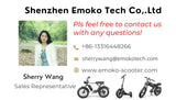 UK Warehouse New Design EMOKO 350W Electric City Bike with Long-Lasting 48V 15Ah Fast & Time-Saving Ride