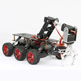 Smart 6WD Robot Car Chassis Shock Absorption Off Road Climbing Search And Rescue Platform For Arduino Raspberry Pie DIY RC Toy