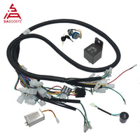 SiAECOSYS Vehicle Wiring Harness Plug and play for Fardriver Hall Encoder Controller Electric Bike Controller and Display System