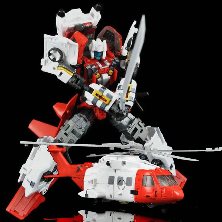 In stock Transforming Toy 5 in 1 Defensor Model YM-17 YM17 Vulcan Hotspot KO Action Figure Robot Model Collection