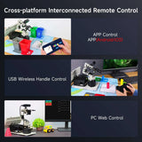 DOFBOT PRO 6DOF Robotic Arm ROS Python Programming Learning Kit with 3D Deep Point Cloud Recognition Gripping for Jetson Orin