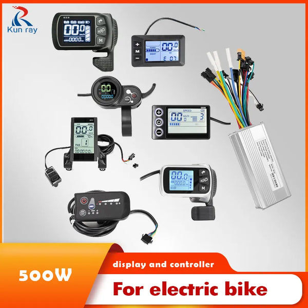 e bike controller mit display 24v Kunray Brushless LCD Display for E-bike 24V/36V/48V 500w Controller Di