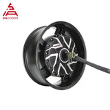 QSMOTOR 17X6.0inch 70H 12000W V4 96V 157kph hub Motor with ND721800/ND961800 Controller Powertrain Kits for E-Motorcycle