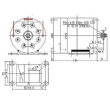 500W 1000W 24V 36V 48v DC Brushed Motor Kit Controller  E-bike Conversion Kit Electric Bike Scooter Skatebord Kit Motor MY1020