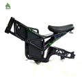 175mm Dropout Adult DIY Electric Bicycle Full Suspension 18650 20inch Fat Mountain Electric Bike Frameset：Battery Box+Frame+Seat