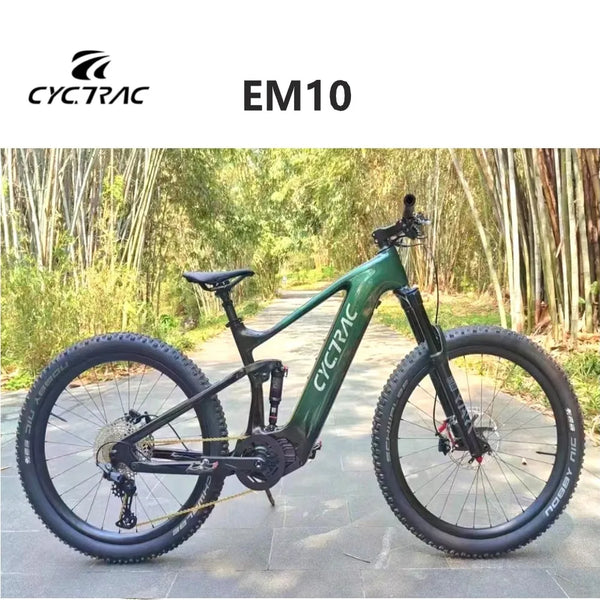 TWITTER EM10 12S carbon fiber full suspension mountain E bike36V20A 250W Bafang M510motor with hydraulic remote control seatpost