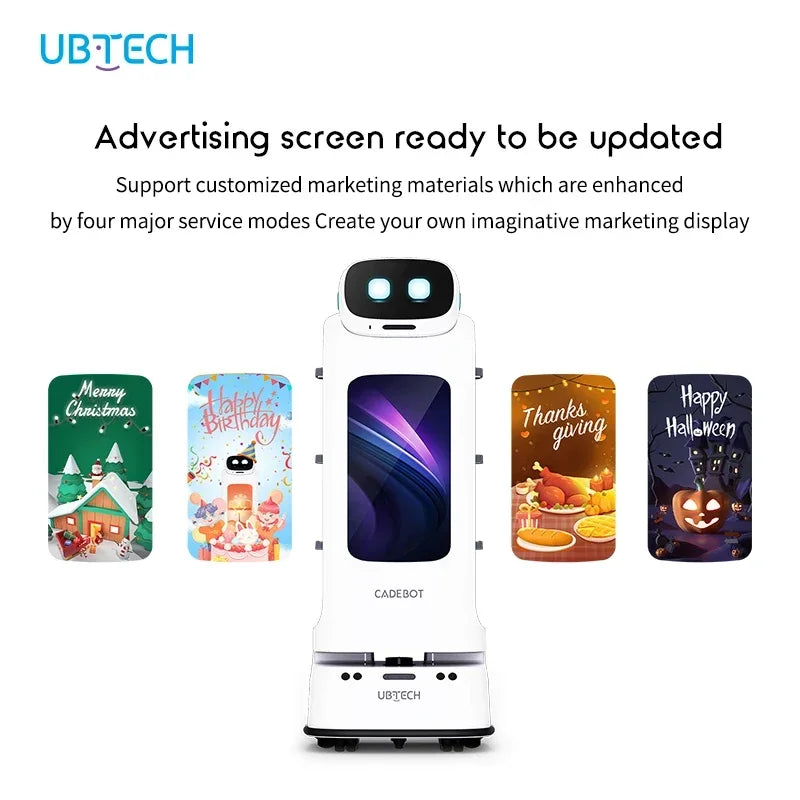 2024 New Arrival Multi-functional Robot Deliver Goods Robotic Meals Waiter Food Delivery Service Robot For Hotel Coffee Shop