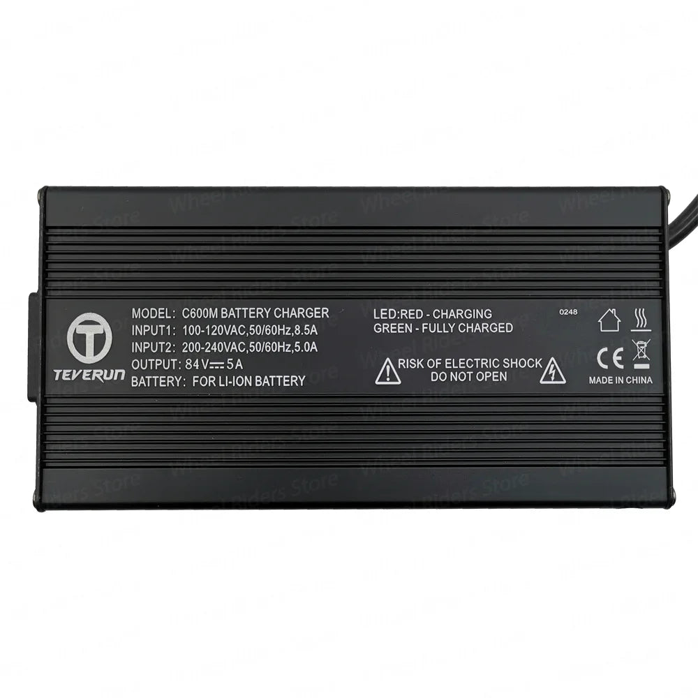 TEVERUN FighterSupreme 72V 5A Fast Charger Suit ForSupreme 84V 5A Quick Charger Original Scooter Parts