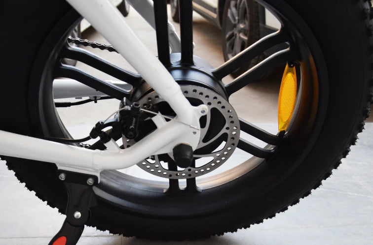 EWIG Electric Folding Snow Bike Fat Tire 7 Speed 20 Inch Disc Brake SHIMANO 500W 48V Bicicleta Electrica Bicycle Folding Ebike