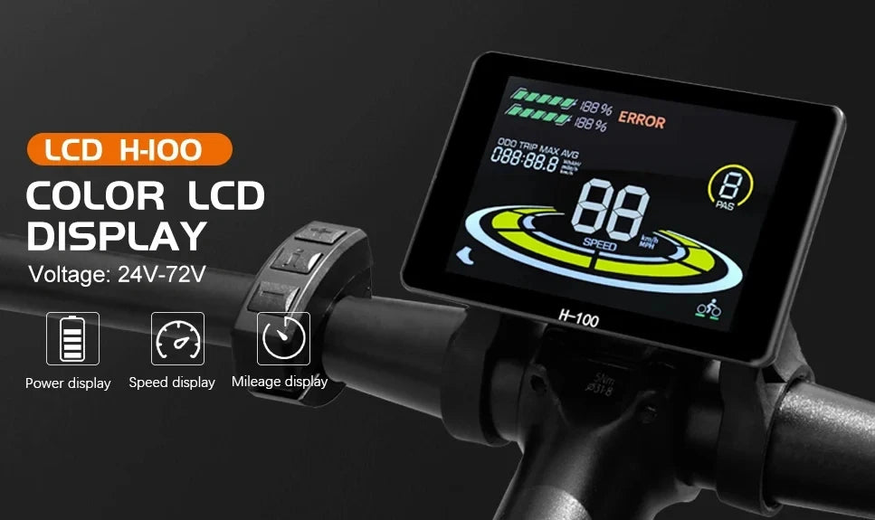 48V/52V 2000W Electric Bike Conversion Kit - Brushless Gearless Hub Motor (Front / Rear) with MTX39 Rim & 40A Controller