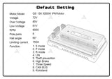 Sales Clearance! SiAECOSYS/VOTOL Programmable EM150sp 72V Controller for Electric Scooter Bike E-Motorcycle