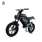 YQEBIKES Black 20inch Fat Tire 1000W 20Ah Electric Bicycle 48v ebike Battery Racing Full Suspension Snow Mountain Bike