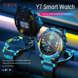 4GB+64GB Smart Phone Watch In-built Headset GPS WiFi Positioning HR&BP ECG Healthy Monitor Music Video Player Smartwatch Y7