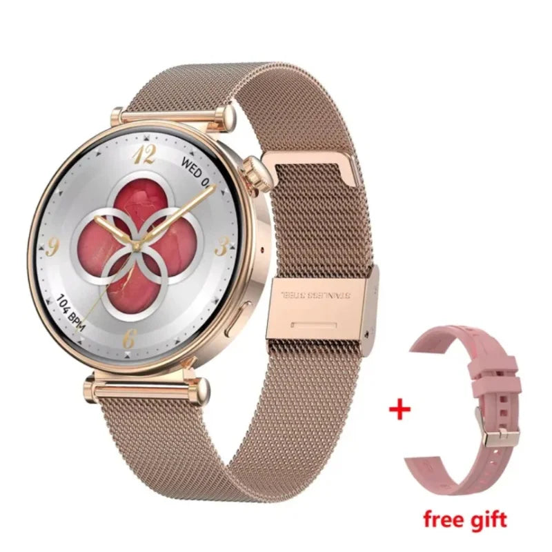 Smartwatch HK41 Ladies 1.32-inch Amoled screen Bluetooth Call AI Voice Exercise Fitness Tracker Health Monitoring Stylish Ladies