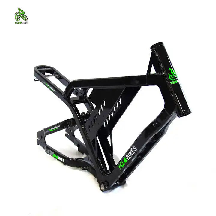 DIY ebike Frame 20*4.0 Fat ebike kit frame full suspension All terrain electric bicycle downhill Race city ebike frame frameset