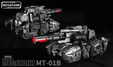 New Transformation Toys Robot Megatank MT01B Monocrat Megat-tron Tank Transform Robot MT-01B Dark Ver. Action Figure in stock