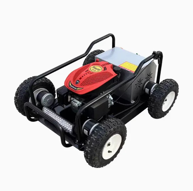 New Four Wheel Electric Robotic Turn Lawn Mower for Grasscutting Tract ...